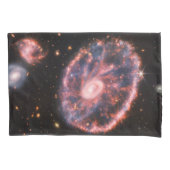 Cartwheel Galaxy, James Webb Space Telescope Kussensloop (Voorkant-Links)