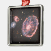 Cartwheel Galaxy, James Webb Space Telescope Metalen Ornament (Links)