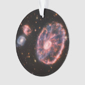 Cartwheel Galaxy, James Webb Space Telescope Ornament (voorkant)