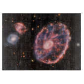 Cartwheel Galaxy, James Webb Space Telescope Snijplank (Voorkant)