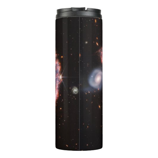 Cartwheel Galaxy, James Webb Space Telescope Thermosbeker (Achterkant)