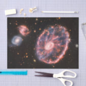 Cartwheel Galaxy, James Webb Space Telescope Tissuepapier (Craft)