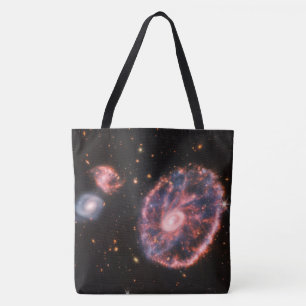 Cartwheel Galaxy, James Webb Space Telescope Tote Bag