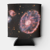 Cartwheel Galaxy JWST James Webb Space Telescope Blikjeskoeler (Voorkant)