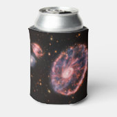 Cartwheel Galaxy JWST James Webb Space Telescope Blikjeskoeler (Blikje Achterkant)