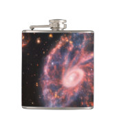 Cartwheel Galaxy JWST James Webb Space Telescope Heupfles (Voorkant)