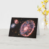 Cartwheel Galaxy JWST James Webb Space Telescope Kaart (Gele Bloem)