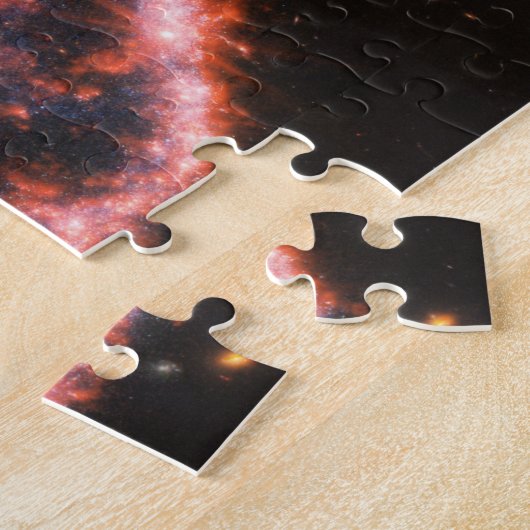 Cartwheel Galaxy JWST James Webb Space Telescope Legpuzzel (Zijkant)