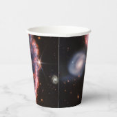 Cartwheel Galaxy JWST James Webb Space Telescope Papieren Bekers (Rechts)