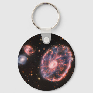 Cartwheel Galaxy JWST James Webb Space Telescope Sleutelhanger