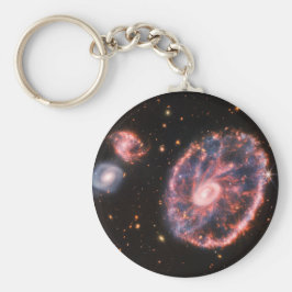 Cartwheel Galaxy JWST James Webb Space Telescope Sleutelhanger