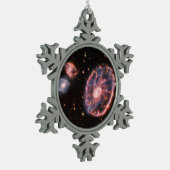 Cartwheel Galaxy JWST James Webb Space Telescope Tin Sneeuwvlok Ornament (Links)