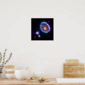 Cartwheel Galaxy Poster (Keuken)