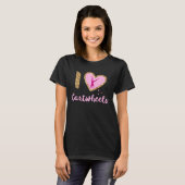 Cartwheel Quote for a Cartwheel Acrobat Lady T-shirt (Voorkant volledig)