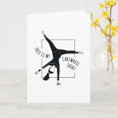 Cartwheel Shirt Kaart (Gele Bloem)