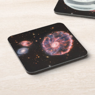 Cartwheel-sterrenstelsel, James Webb Space Telesco Bier Onderzetter