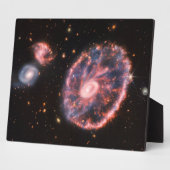 Cartwheel-sterrenstelsel, James Webb Space Telesco Fotoplaat (Zijkant)