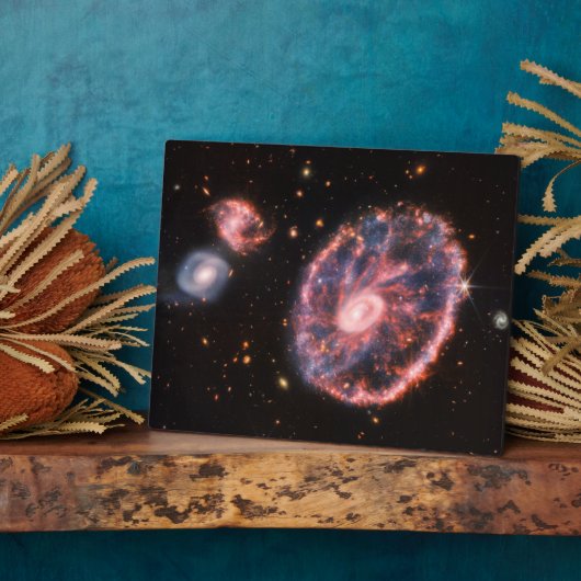 Cartwheel-sterrenstelsel, James Webb Space Telesco Fotoplaat (Zijkant)