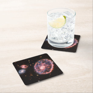 Cartwheel-sterrenstelsel, James Webb Space Telesco Kartonnen Onderzetters