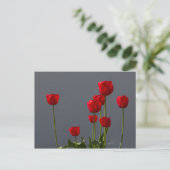 Carulmare Red Tulips CC0032 Briefkaart (Staand voorkant)