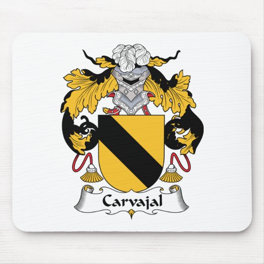 Carvajal Family Crest Muismat (Voorkant)