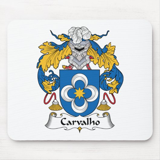 Carvalho Family Crest Muismat (Voorkant)