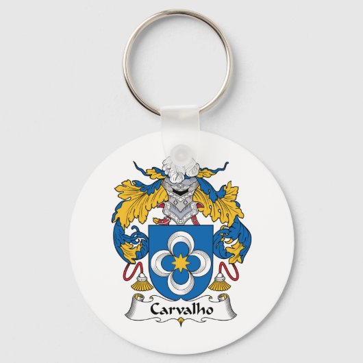 Carvalho Family Crest Sleutelhanger (Voorkant)