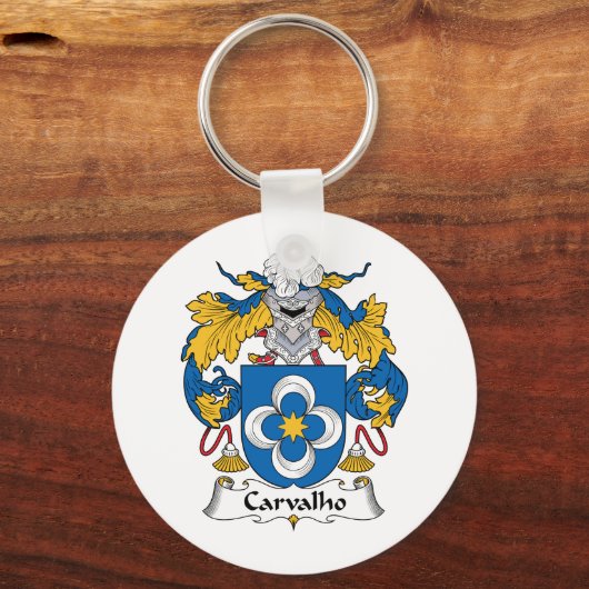 Carvalho Family Crest Sleutelhanger (Voorkant)