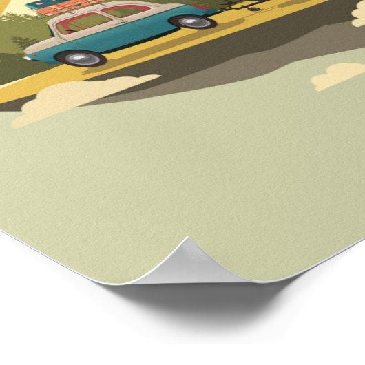 Carvan Camping Poster (Hoek)