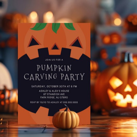 Carve & Celebrate Halloween Uitnodiging