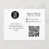 Carve Out Time – Elegant Fall Referral | Real Esta Aankondigingskaart (Achterkant)