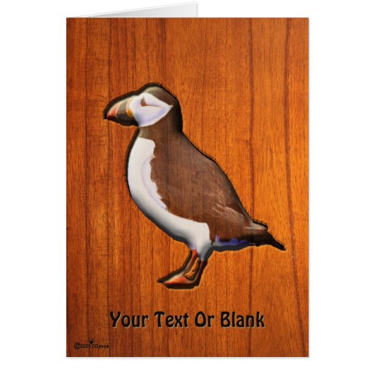 Carved Atlantic Puffin (Voorkant)