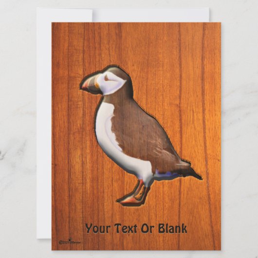 Carved Atlantic Puffin (Voorkant)