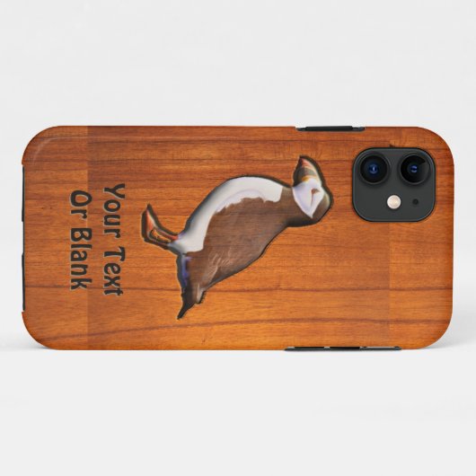 Carved Atlantic Puffin Case-Mate iPhone Case (Achterkant (horizontaal))
