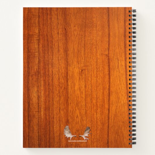 Carved Atlantic Puffin Notitieboek (Achterkant)