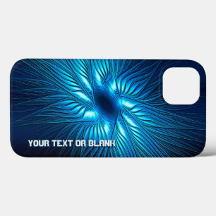 Carved Blue Star iPhone 13 Hoesje
