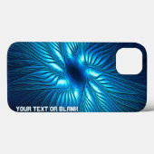 Carved Blue Star Case-Mate iPhone Case (Achterkant (horizontaal))
