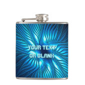 Carved Blue Star Heupfles (Voorkant)