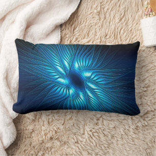 Carved Blue Star Kussen