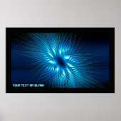 Carved Blue Star Poster (Voorkant)