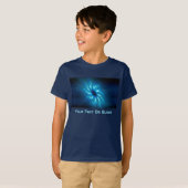 Carved Blue Star T-shirt (Voorkant volledig)