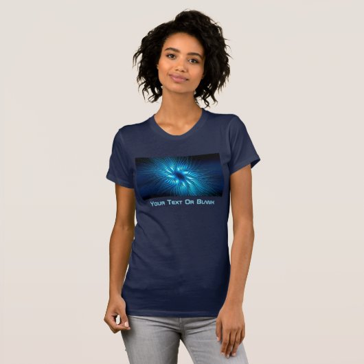 Carved Blue Star T-shirt (Voorkant volledig)