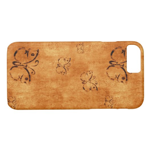 Carved Butterflies Case-Mate iPhone Case (Achterkant (Horizontaal))