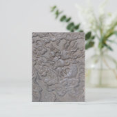 Carved dragon medallion briefkaart (Staand voorkant)