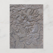 Carved dragon medallion briefkaart (Voorkant)