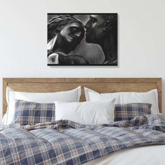 Carved Eternity #Abstract #Love #Feels #Statues Canvas Afdruk (Insitu (Slaapkamer))