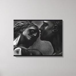 Carved Eternity #Abstract #Love #Feels #Statues Canvas Afdruk