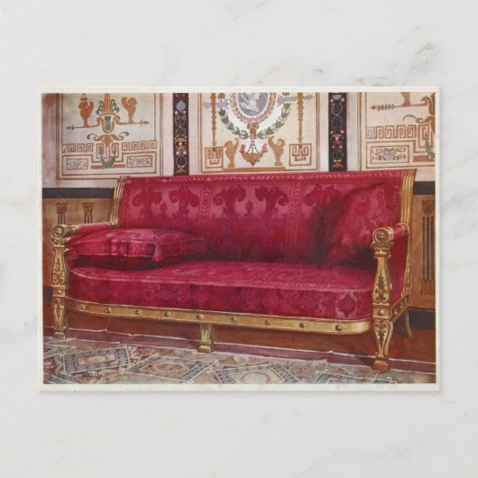 Carved Gilt Couch door Edwin Foley Briefkaart (Voorkant)