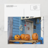 Carved Halloween Pumpkins Briefkaart (Voorkant / Achterkant)