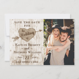 Carved Heart Tree Weddenfoto Save the Date
